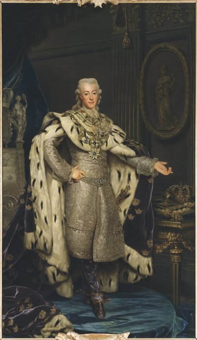 Portrait of King Gustav III of Sweden by Alexander Roslin