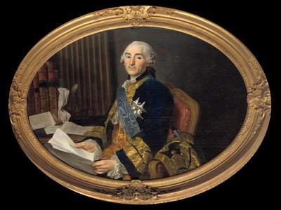 Portrait of Cesar Gabriel, Count of Choiseul by Alexander Roslin