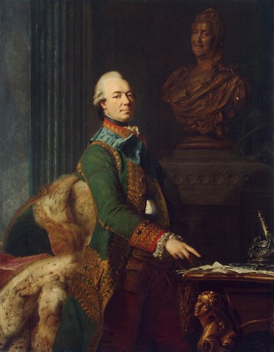 Portrait of Count Zakhar Chernyshov by Alexander Roslin