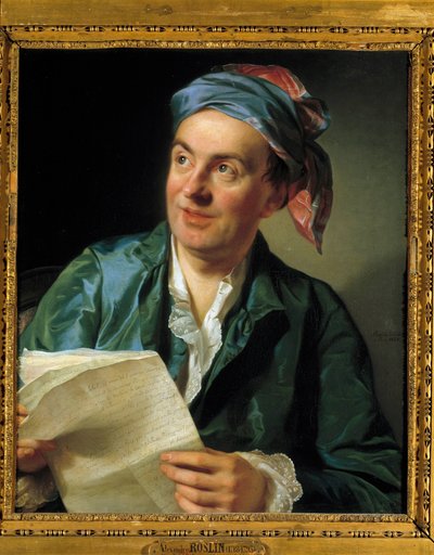 Portrait of Jean Francois Marmontel by Alexander Roslin