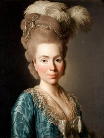 Portrait of Princess Natalya Petrovna Galitzine by Alexander Roslin