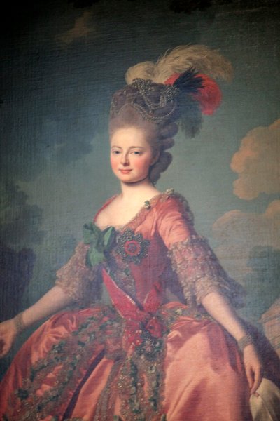 Portrait of the Grand Duchess Maria Feodorovna by Alexander Roslin