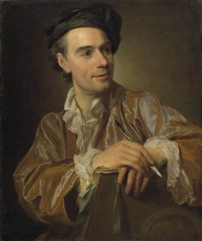 Portrait of the Painter Claude Joseph Vernet by Alexander Roslin