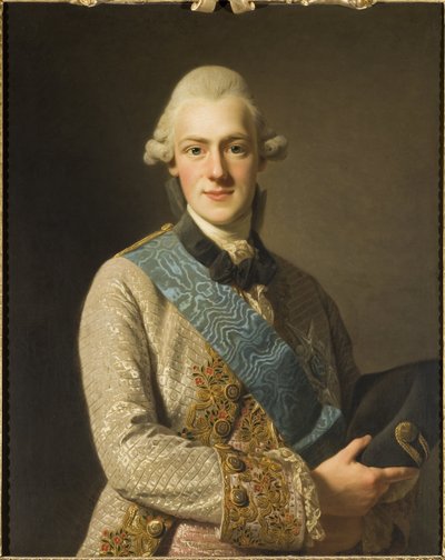 Portrait of Prince Frederick Adolf of Sweden (1750-1803), Duke of Östergötland by Alexander Roslin