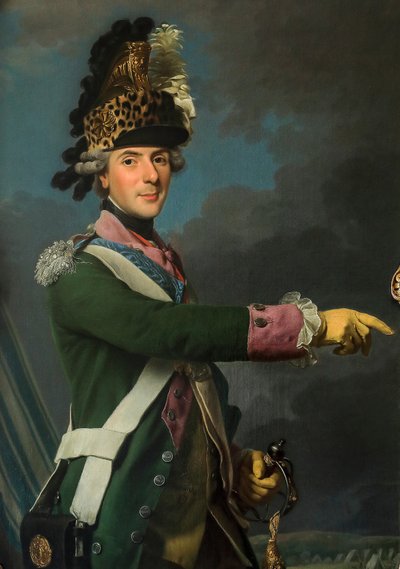 The Dauphin, Louis-Ferdinand in Uniform of Dragon by Alexander Roslin