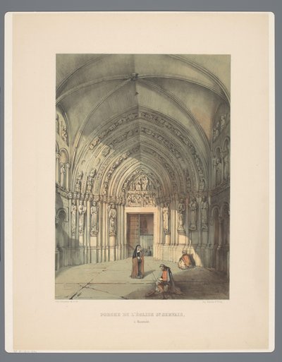 Mountain Portal of Saint Servatius Basilica in Maastricht by Alexander Schaepkens
