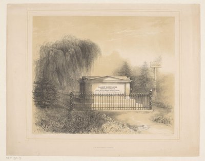 Tomb of Andries Jan Jacob baron des Tombe by Alexander Schaepkens