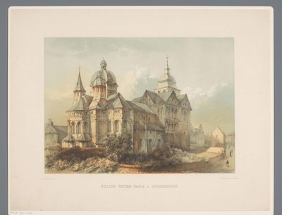 Munsterkerk of Our Lady in Roermond (series title: Ancient Monuments of Architecture from the Eleventh to the Thirteenth Century in Limburg) by Alexander Schaepkens