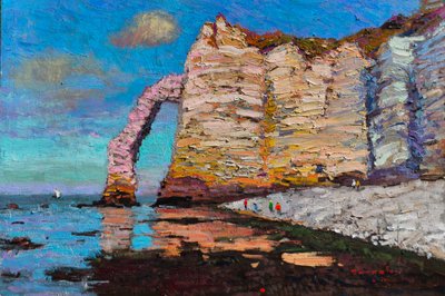 Etretat Cliffs and Arch by Alexander Shandor