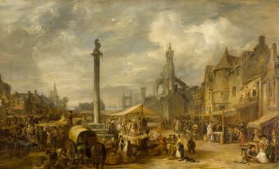 A Scotch Fair, c.1834 by Alexander Snr Fraser