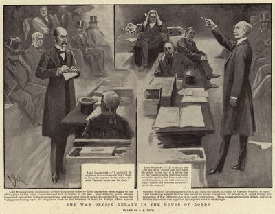 The War Office Debate in the House of Lords by Alexander Stuart Boyd