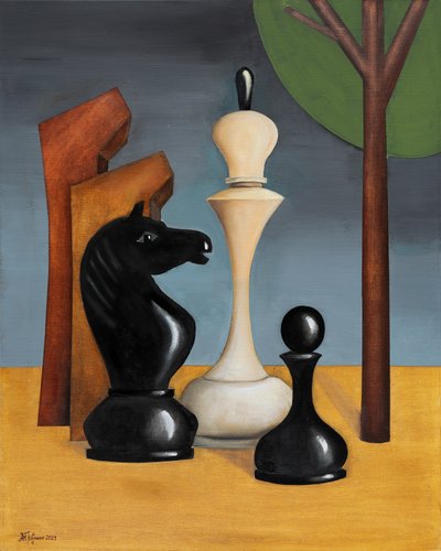 Abstract Chess Landscape by Alexander Trifonov