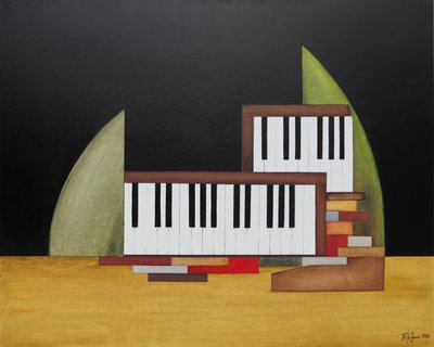 Abstract Piano Keys by Alexander Trifonov