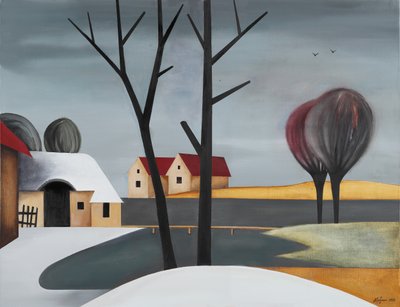 Serene Winter Landscape by Alexander Trifonov