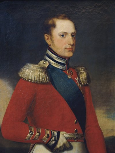 Portrait of Emperor Nicholas I by Alexander Vasilyevich Polyakov