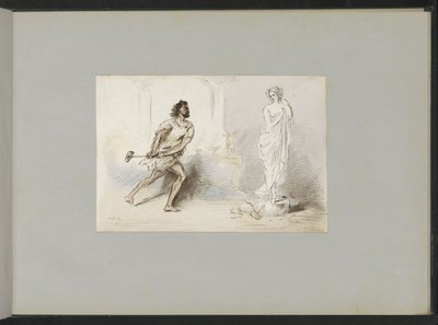 Pygmalion and Galatea by Alexander Ver Huell