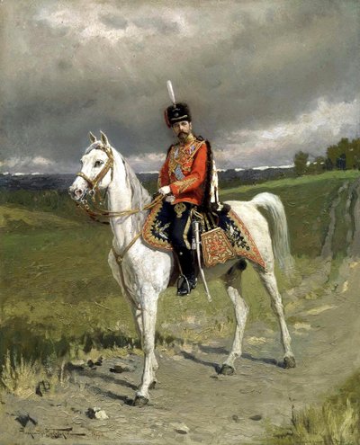 Portrait of Emperor Nicholas II by Alexander Vladimirovich Makovsky
