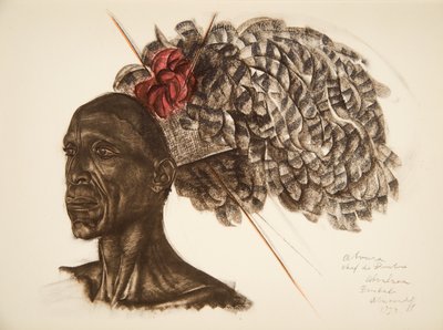 Aboura, Chief Ababoua (Bambili), from Dessins et Peintures d
