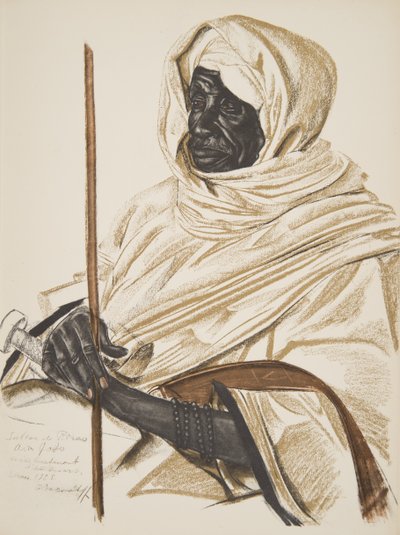 Aim Gabo, Sultan of Birao, from Dessins et Peintures d
