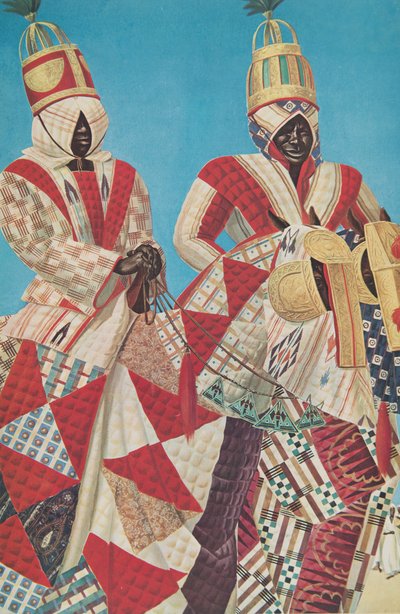 Cavaliers Djerma (Niamey), from Dessins et Peintures d