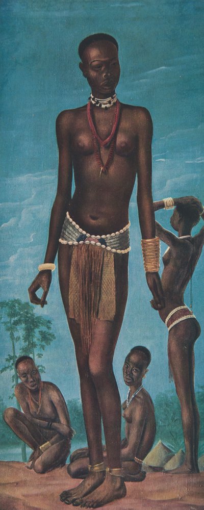 Daboa, young Sara girl (Fort Archambault), from Dessins et Peintures d