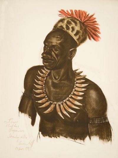 Louaho, Chief Wagenia (Stanleyville), from Dessins et Peintures d