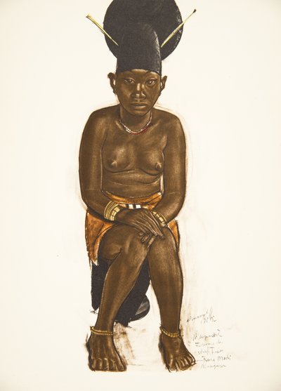 Napudre, Femme de Tuba (Niangara) Haut Ouelle, from Dessins et Peintures d