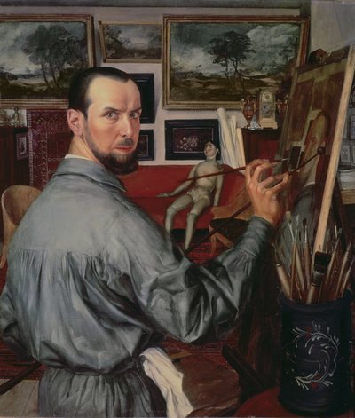 Self Portrait, 1917 by Alexander Yakovlev