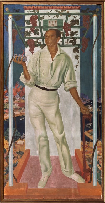 Portrait of the Mexican Artist Roberto Montenegro Nervo by Alexander Yevgenyevich Yakovlev