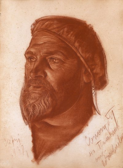 Portrait of the architect Leonid Romanovich Sologub 1884-1956 by Alexander Yevgenyevich Yakovlev