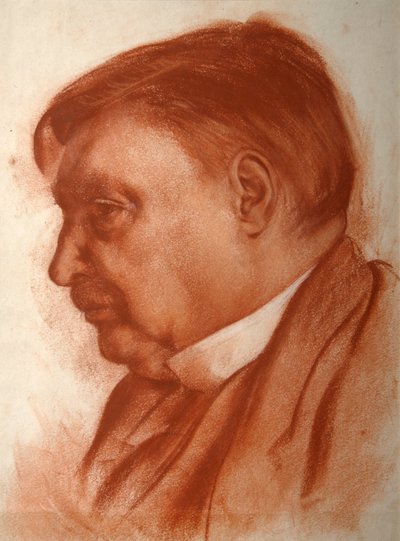 Portrait of the Composer Alexander Glazunov by Alexander Yevgenyevich Yakovlev