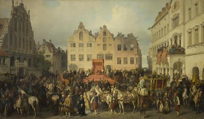 Riga Swearing Allegiance to Peter the Great by Alexander von Kotzebue