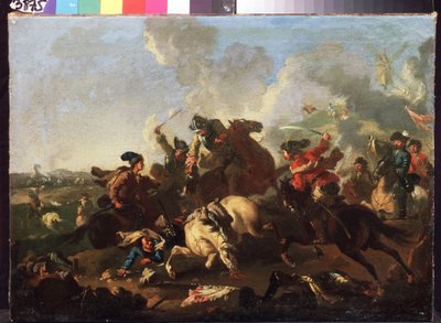 Scene from the Battle of Poltava by Alexander von Kotzebue