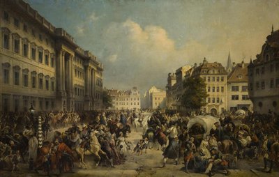 The Occupation of Berlin by Russian Troops in October 1760, 1849 by Alexander von Kotzebue