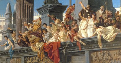 The Chariot Race (detail) by Alexander von Wagner