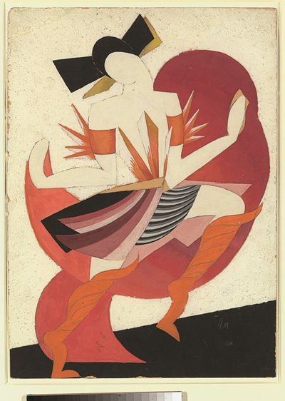 A costume design for Romeo and Juliet: Juliet by Alexandra Alexandrowna Exter