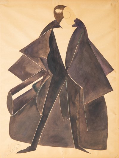 Costume Design for the Play Comrade Khlestakov by Dmitri Smolin, ca. 1921 by Alexandra Alexandrowna Exter