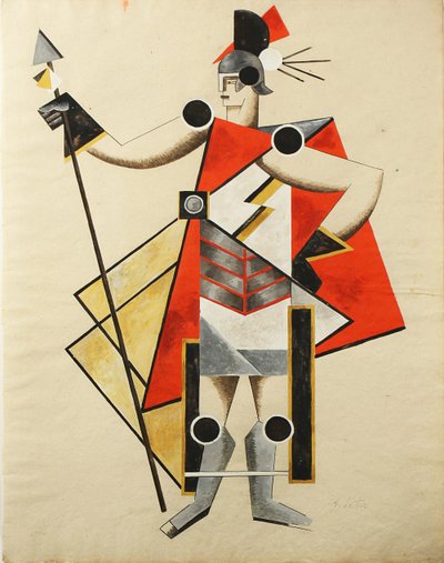 Costume Design for the Play The Invisible Lady, 1924 by Alexandra Alexandrowna Exter