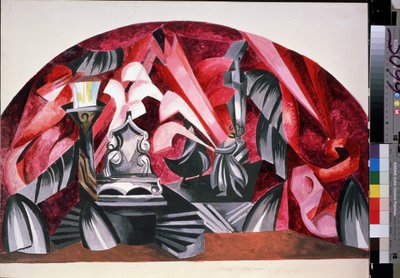 Stage Design for the Play Romeo and Juliet by William Shakespeare - Work by Alexandra Alexandrovna Exter by Alexandra Alexandrowna Exter
