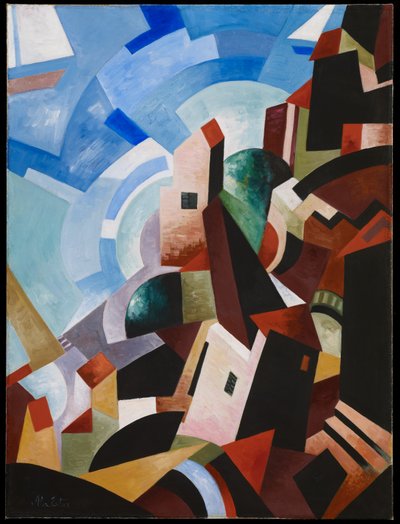 Italian Town by the Sea by Alexandra Alexandrowna Exter