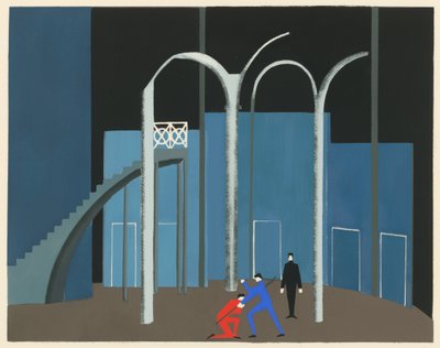 Scenic Design from the Portfolio Décors de Théâtre by Alexandra Alexandrowna Exter
