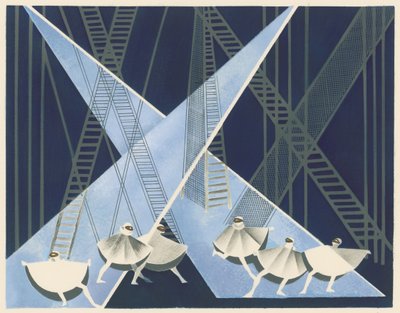 Scenic Design from the Portfolio Décors de Théâtre by Alexandra Alexandrowna Exter