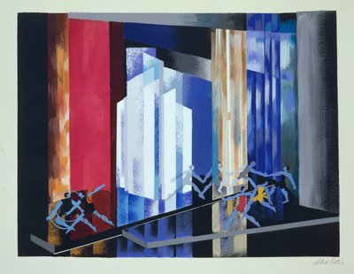 Set Design for a Ballet, illustration from 