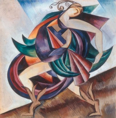 Figurine of the Performance Moscow, Kamerny Theater, May 17, 1921 by Alexandra Alexandrowna Exter