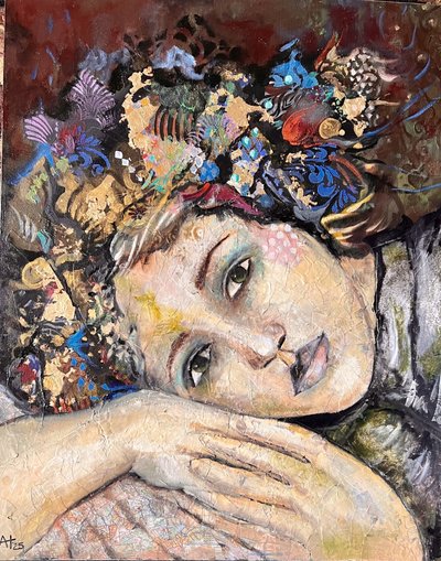 Dreamy Floral Woman by Alexandra Higgins