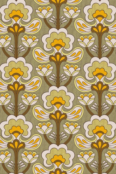 Groovy Floral Pattern by Alexandra Weise