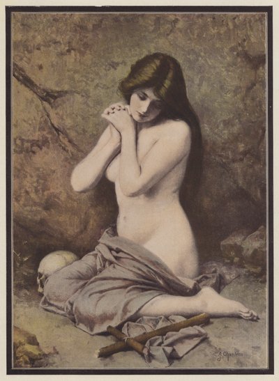 Repentant Mary Magdalene by Alexandre Jacques Chantron