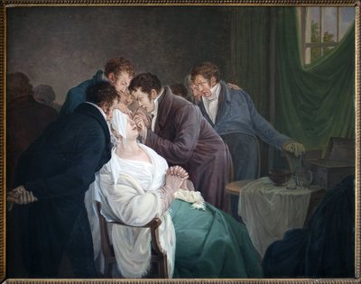 The Operation of the Cataract by Baron Guillaume Dupuytren. Painting by Alexandre Jean Drahonet by Alexandre Jean Dubois Drahonet