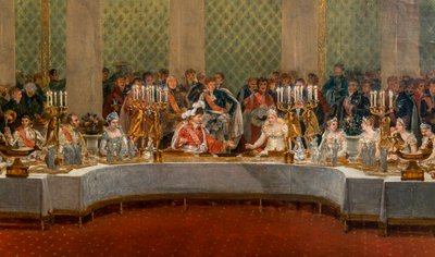 The Banquet for the Marriage of Napoleon Bonaparte and Marie-Louise de Habsburg-Lorraine (detail) by Alexandre Dufay