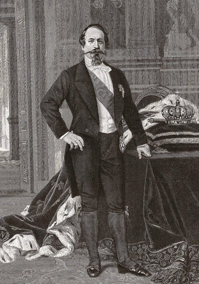 Portrait of Napoleon III, Emperor of the French - Engraving from the Painting by Alessandro Cabanel by after Alexandre Cabanel
